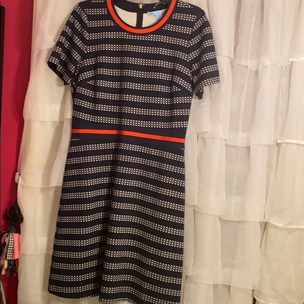 Draper James Star Print Persley Ponte Dress Size M